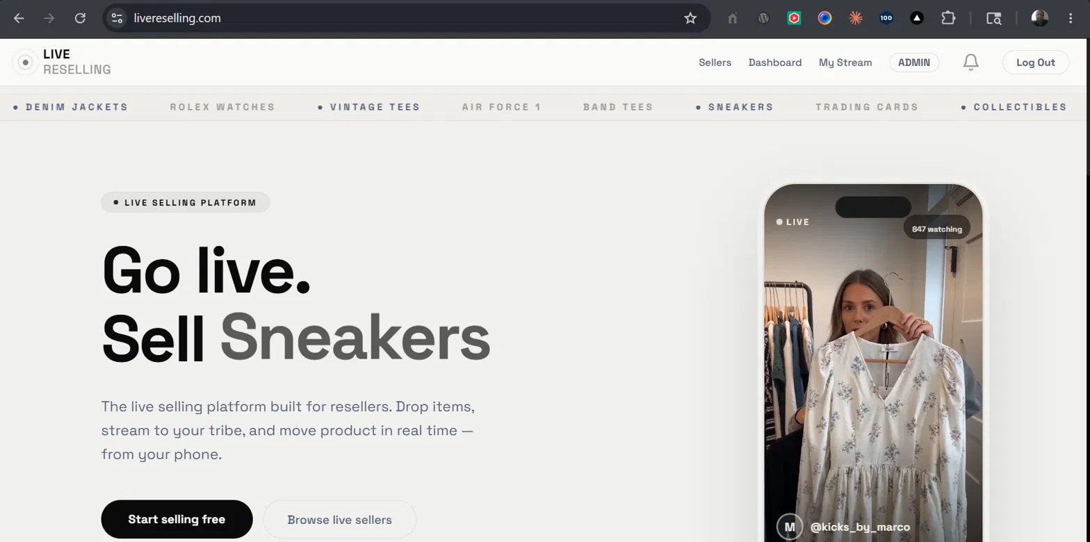 LiveReselling.com